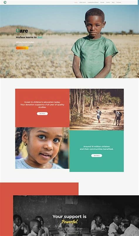 Charity Websites: 36 Inspiring Examples (2024) .